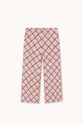 Pantalone a quadri floreali