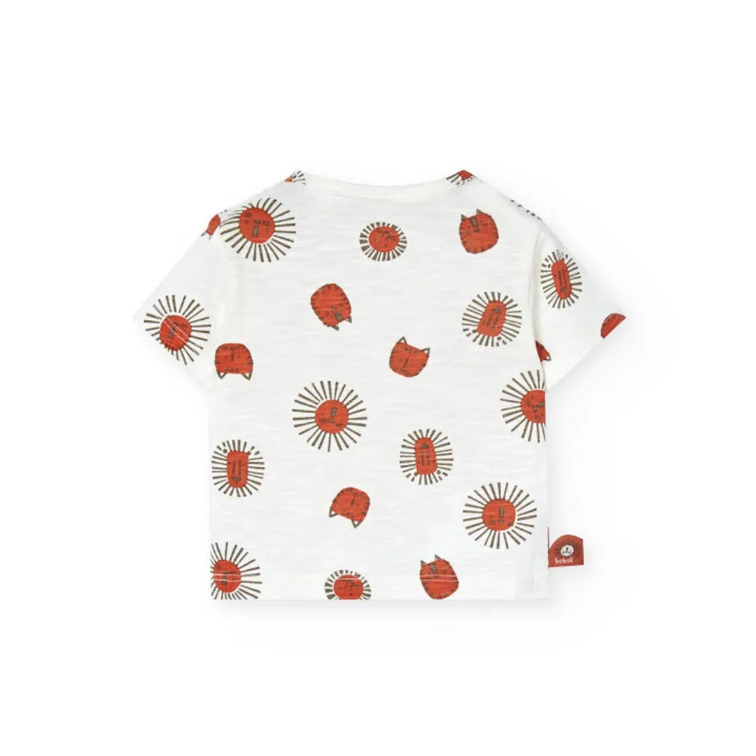 Completo t-shirt mezza manica con taschino e pantaloncino mussola