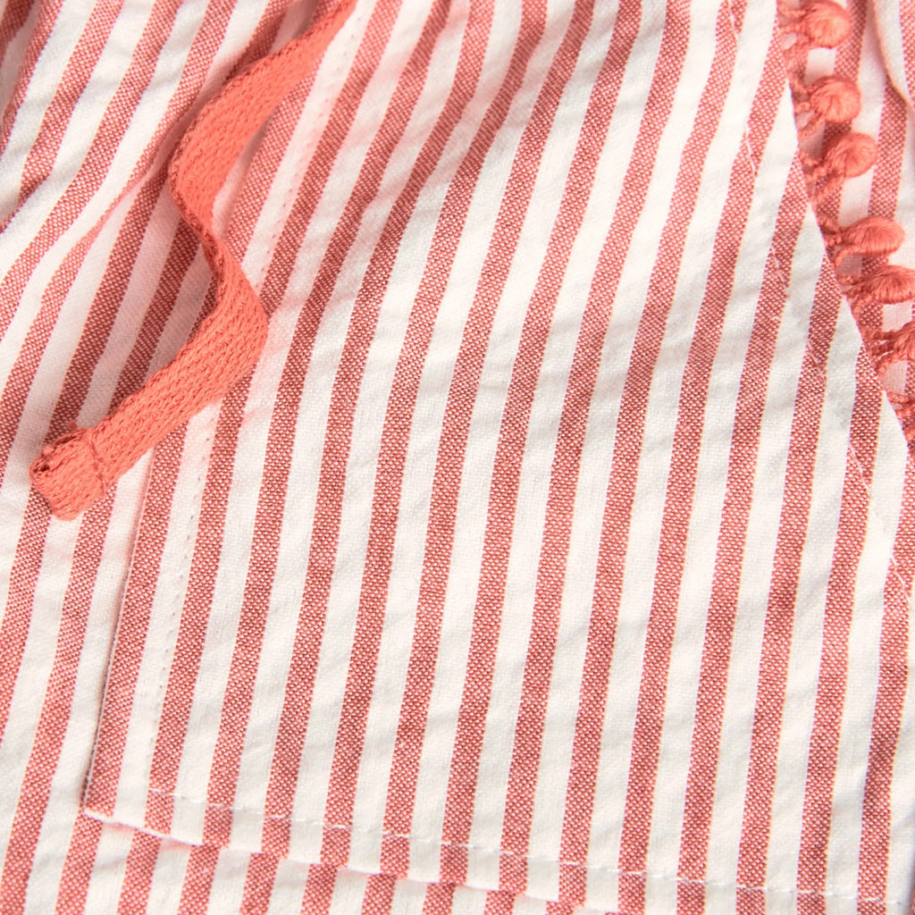 Pantaloni a righe terraccotta