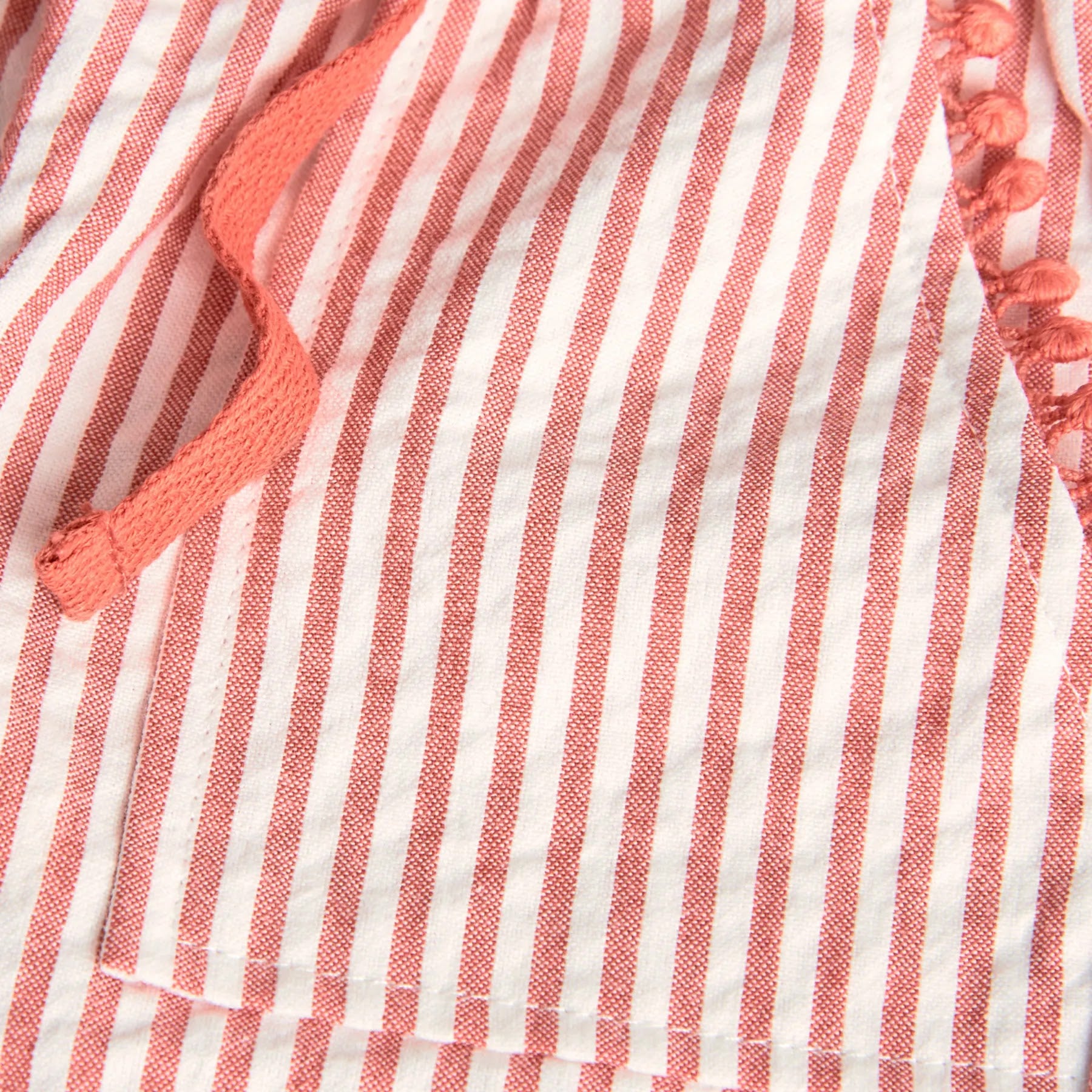 Pantaloni a righe terraccotta