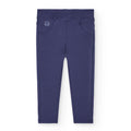 Leggings felpati bambina viola
