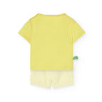 Completo t-shirt mezza manica e pantaloncino coccodrillo