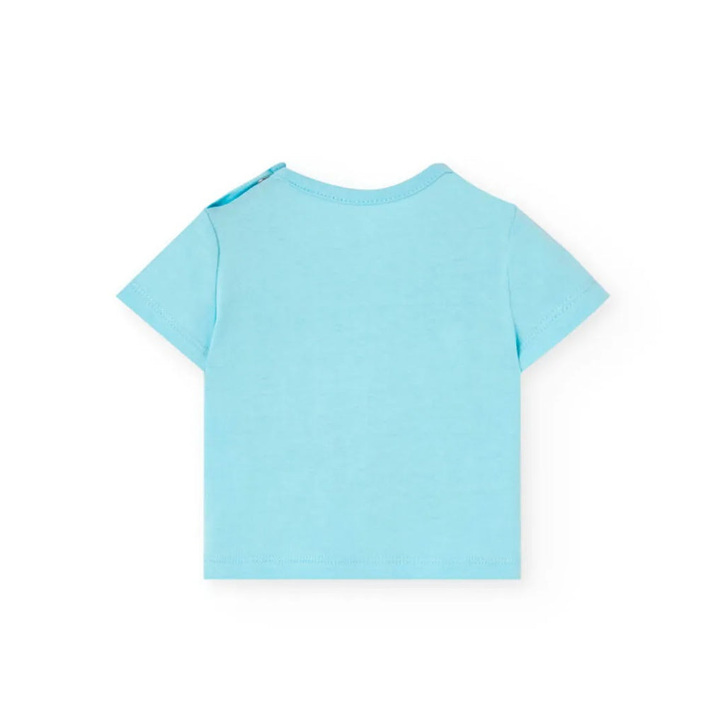 Completo t-shirt mezza manica e pantaloncino granchio