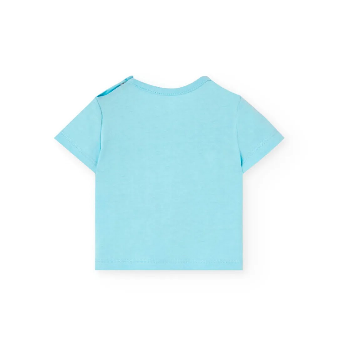 Completo t-shirt mezza manica e pantaloncino granchio