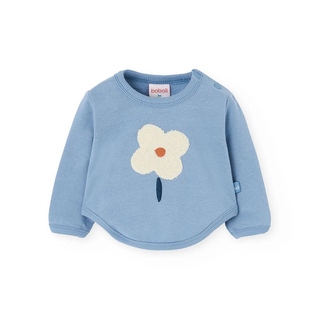Completo maglia e pantalone floreale