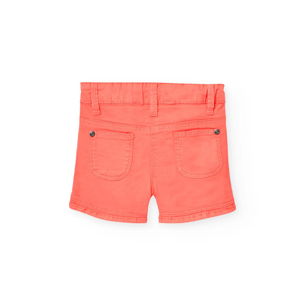 Shorts melone orlo volant