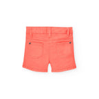 Shorts melone orlo volant