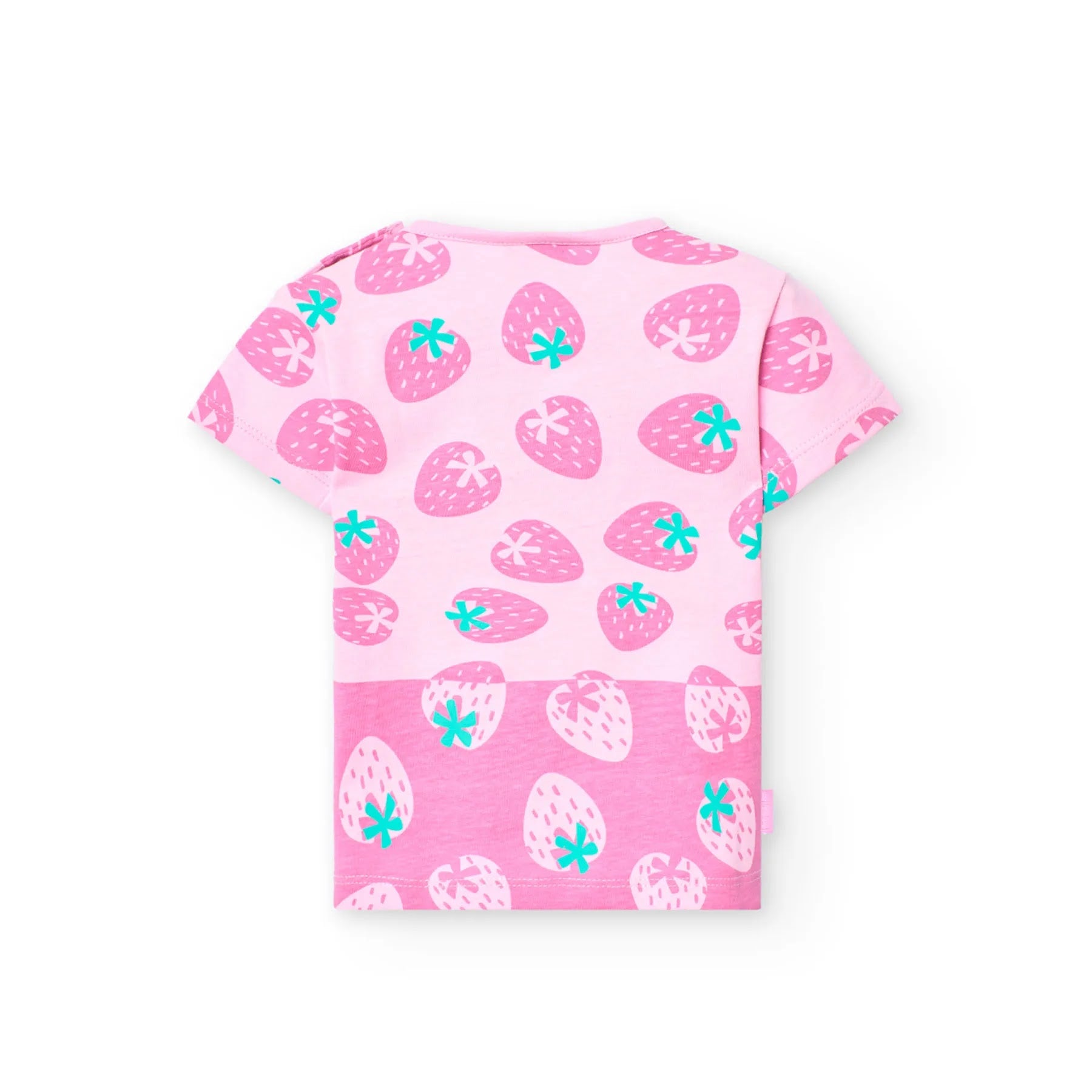T-shirt mezza manica gialla/rosa/rossa