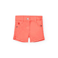 Shorts melone orlo volant