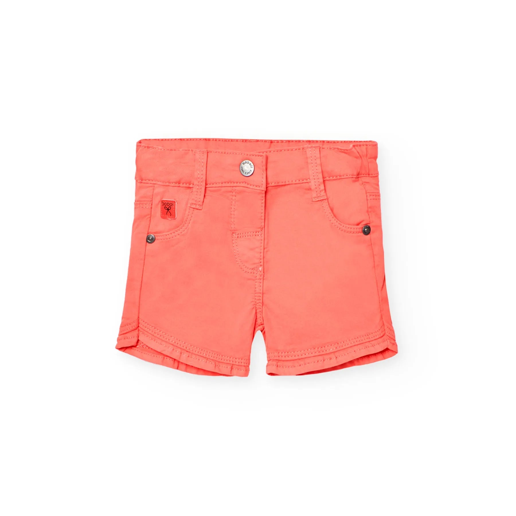Shorts melone orlo volant