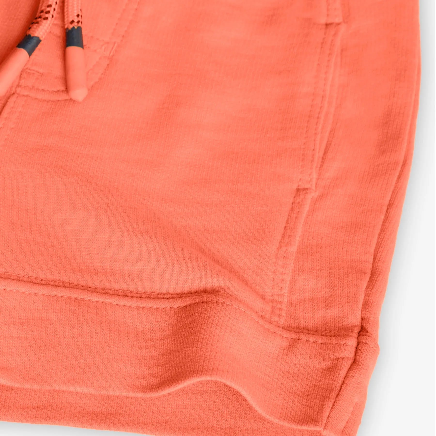 Shorts in felpa leggera arancio