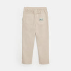 Pantaloni forma carota Topo