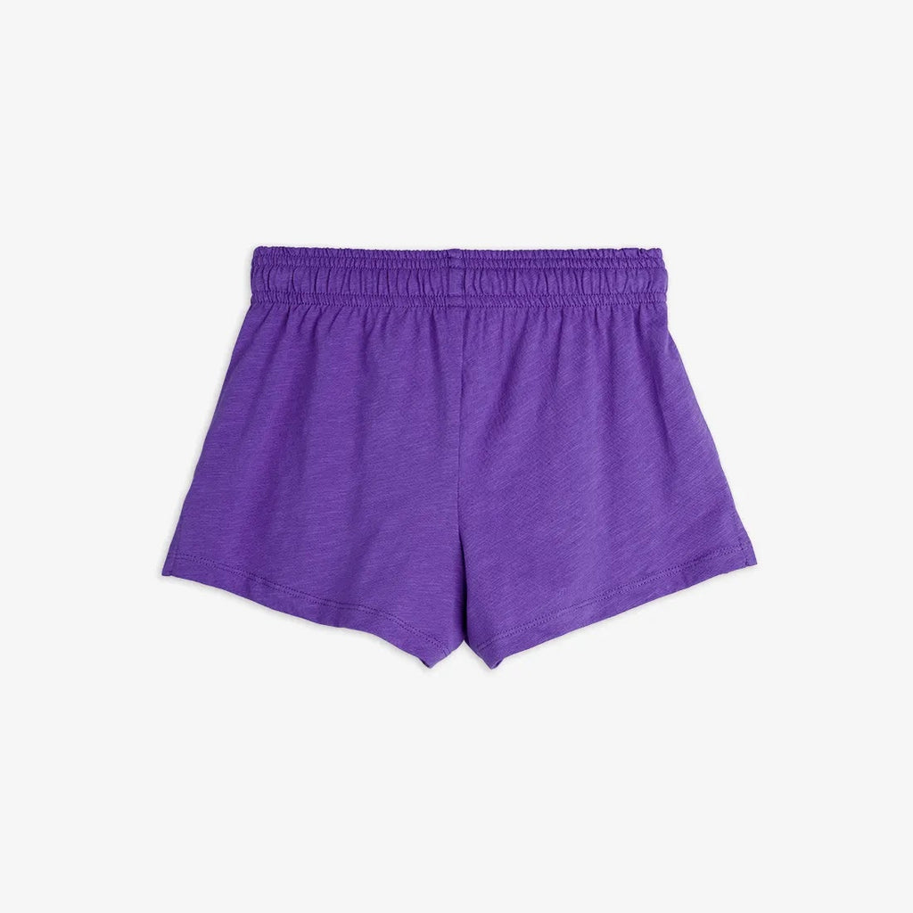 Shorts Gabbiano ricamato viola