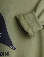 Felpa leggera merlo verde militare