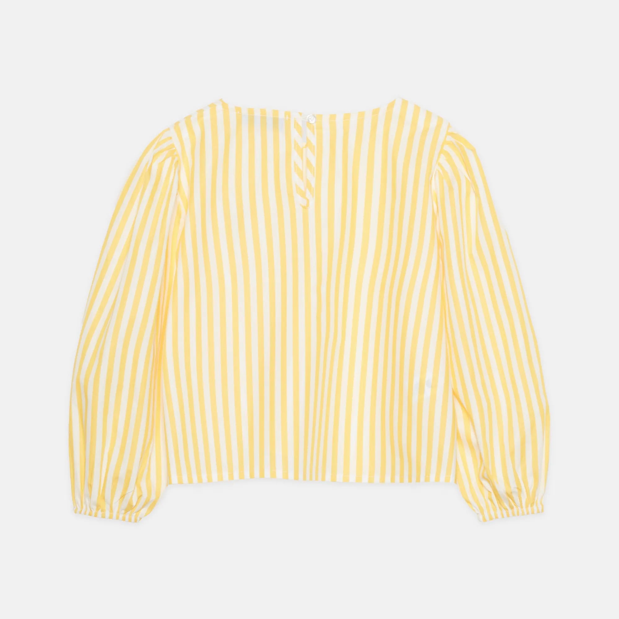 Blusa a righe gialle con logo Weekend