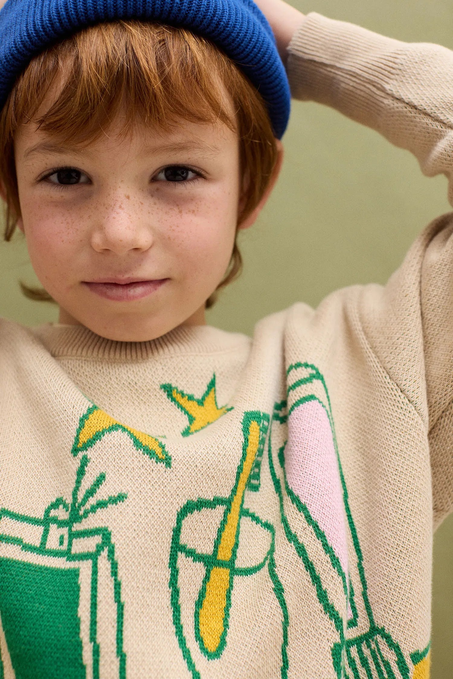 Maglione girocollo ‘magic toothbrush’