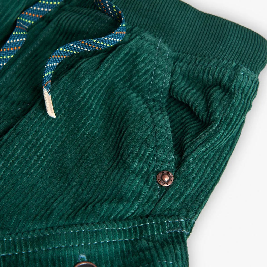 Pantaloni velluto verdi bambino