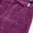 Leggings velluto a coste viola