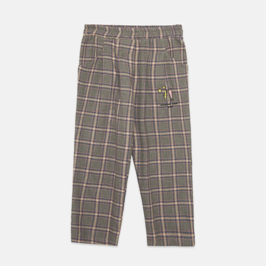 Pantalone carota ‘magic toothbrush’ tartan