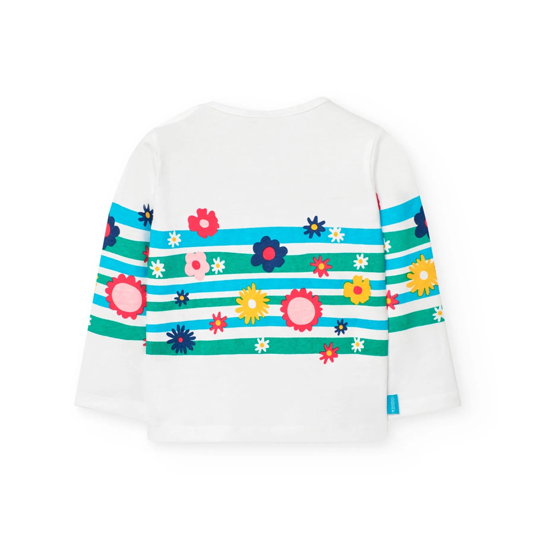 T-shirt manica lunga smell of my world bianco