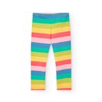 Leggings millerighe toni vivaci