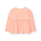 T-shirt manica lunga con retro san gallo rosa