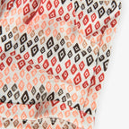 Shorts felpa stampa geometrica