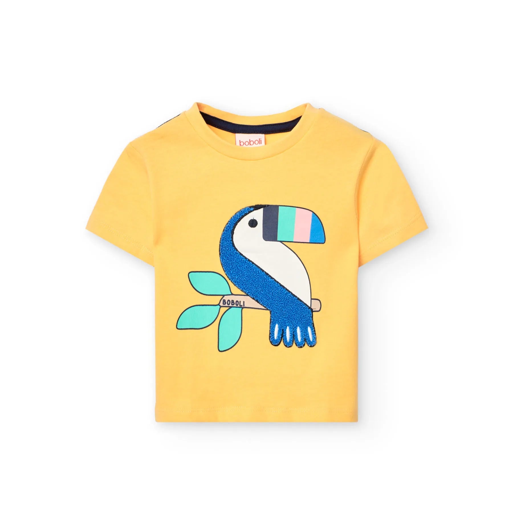 T-shirt mezza manica tucano giallo