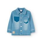 Camicia denim blu slavato