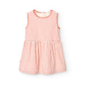 Vestito a righe giromanica