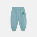 Pantaloni della tuta per bambini con elefante verde