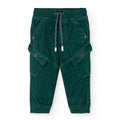 Pantaloni velluto verdi bambino