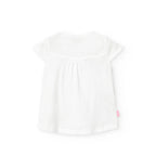 T-shirt mezza manica frutta bianco
