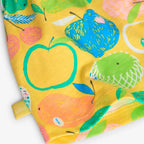 Vestito mezza manica stampa frutta