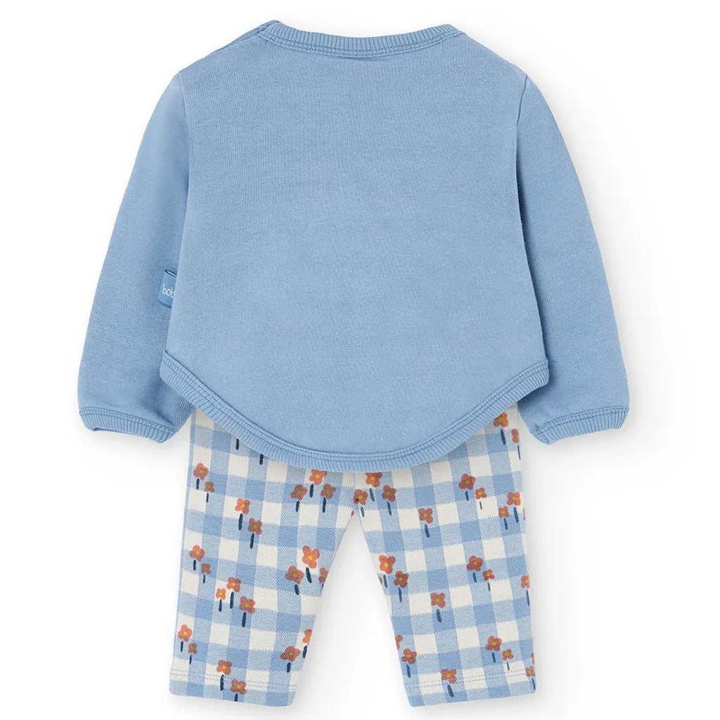 Completo maglia e pantalone floreale