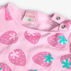 T-shirt mezza manica gialla/rosa/rossa