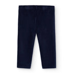 Leggings velluto a coste blu