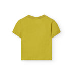 T-shirt mezza manica zaino in spalla verde cactus