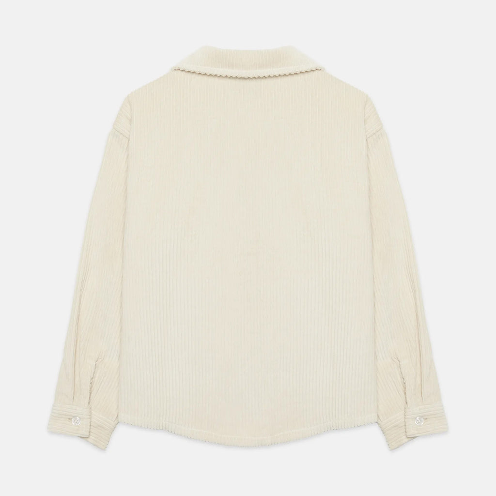 Camicia velluto a coste chiara