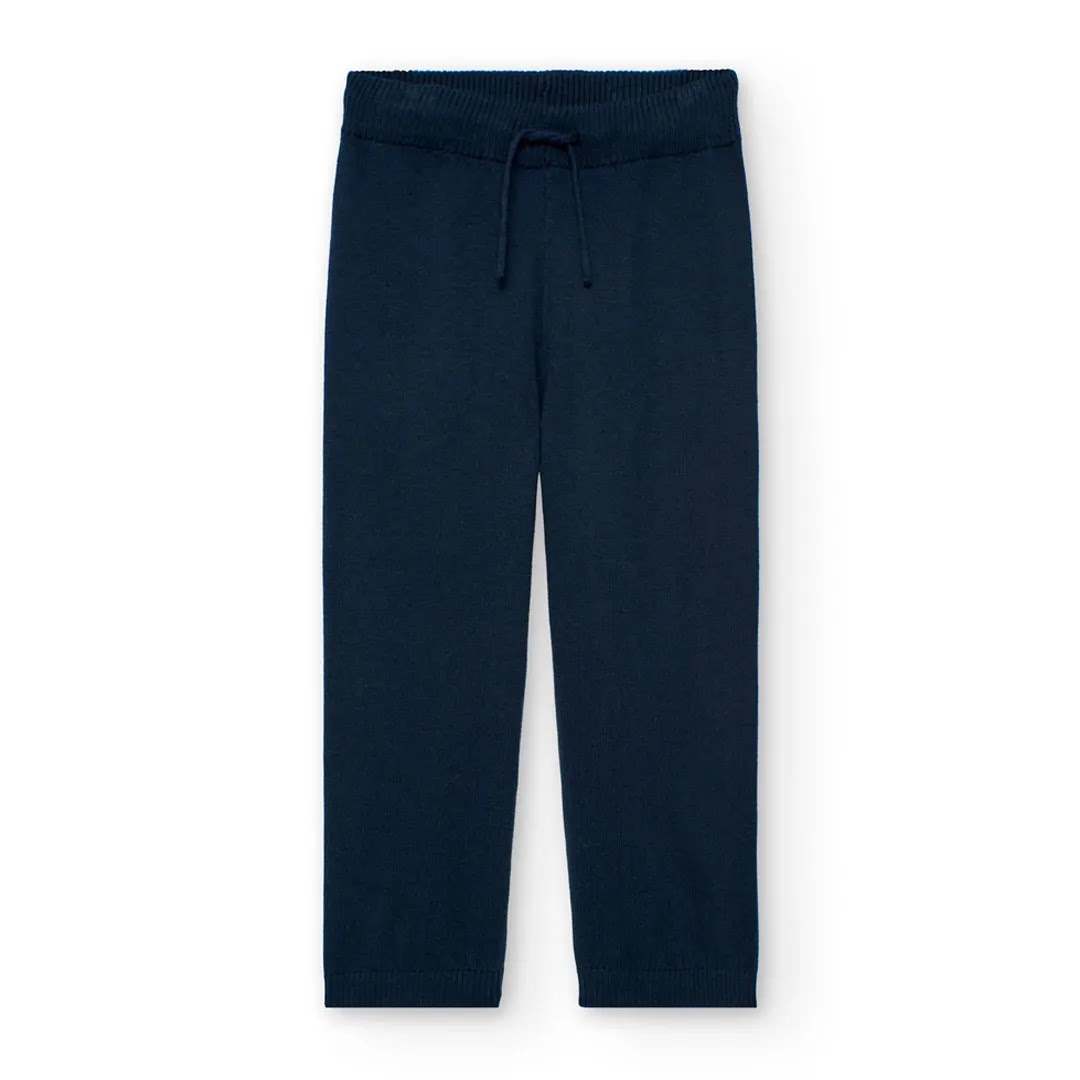 Pantaloni palazzo a maglia