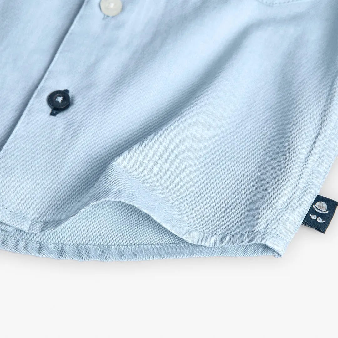 Camicia oxford bambino con taschino