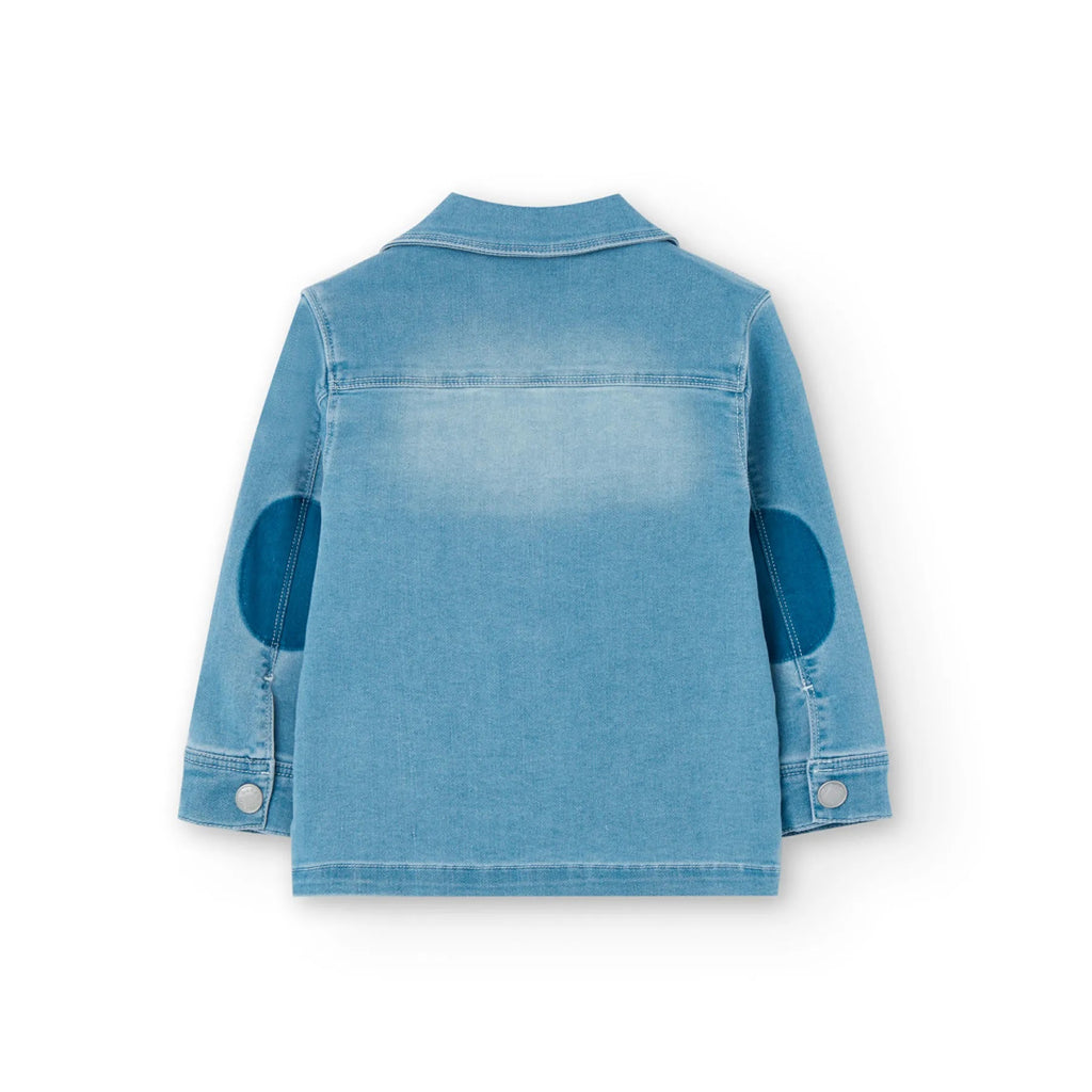 Camicia denim blu slavato
