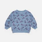 Felpa per bambino con gatti blu pastello