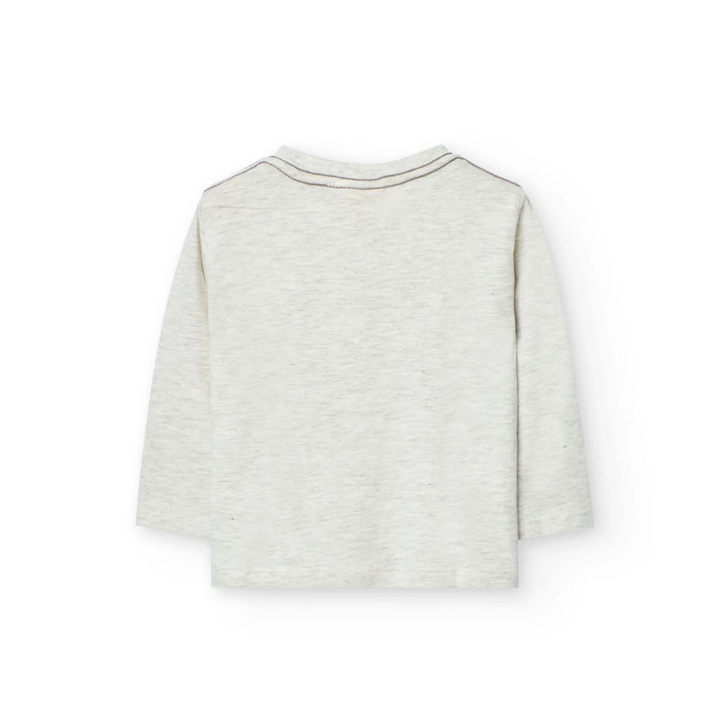 T-shirt manica lunga mélange