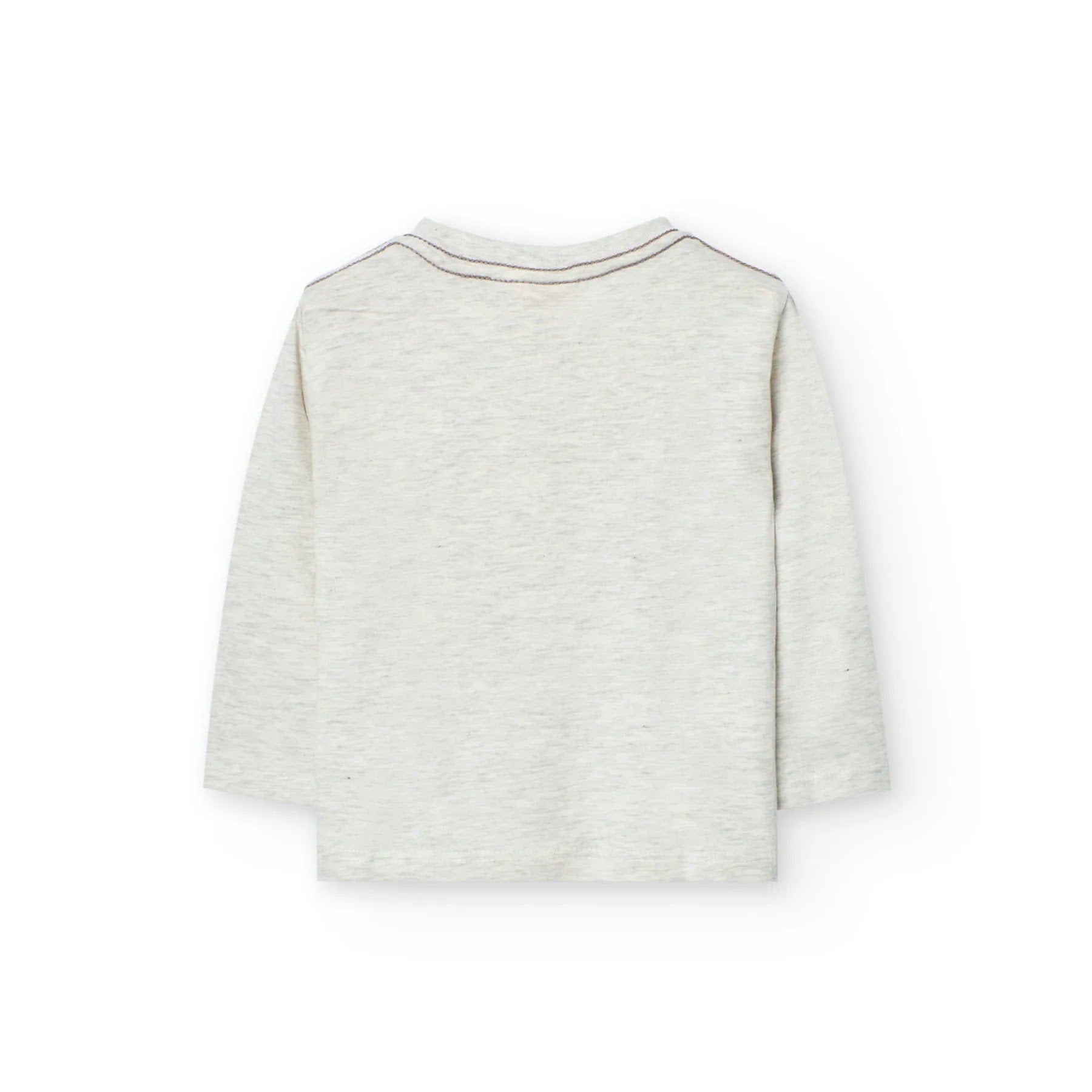 T-shirt manica lunga mélange