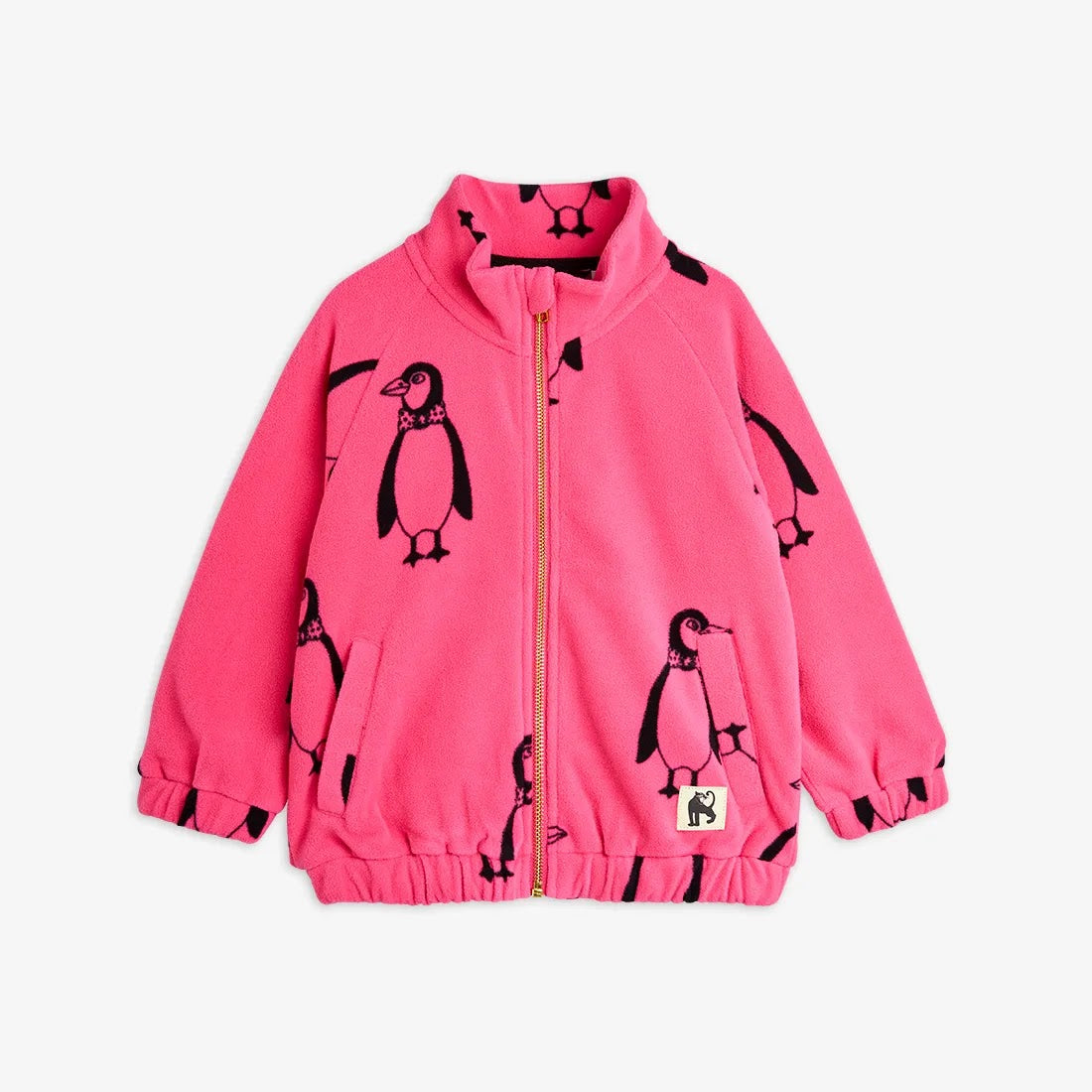 Felpa in pile Penguin rosa