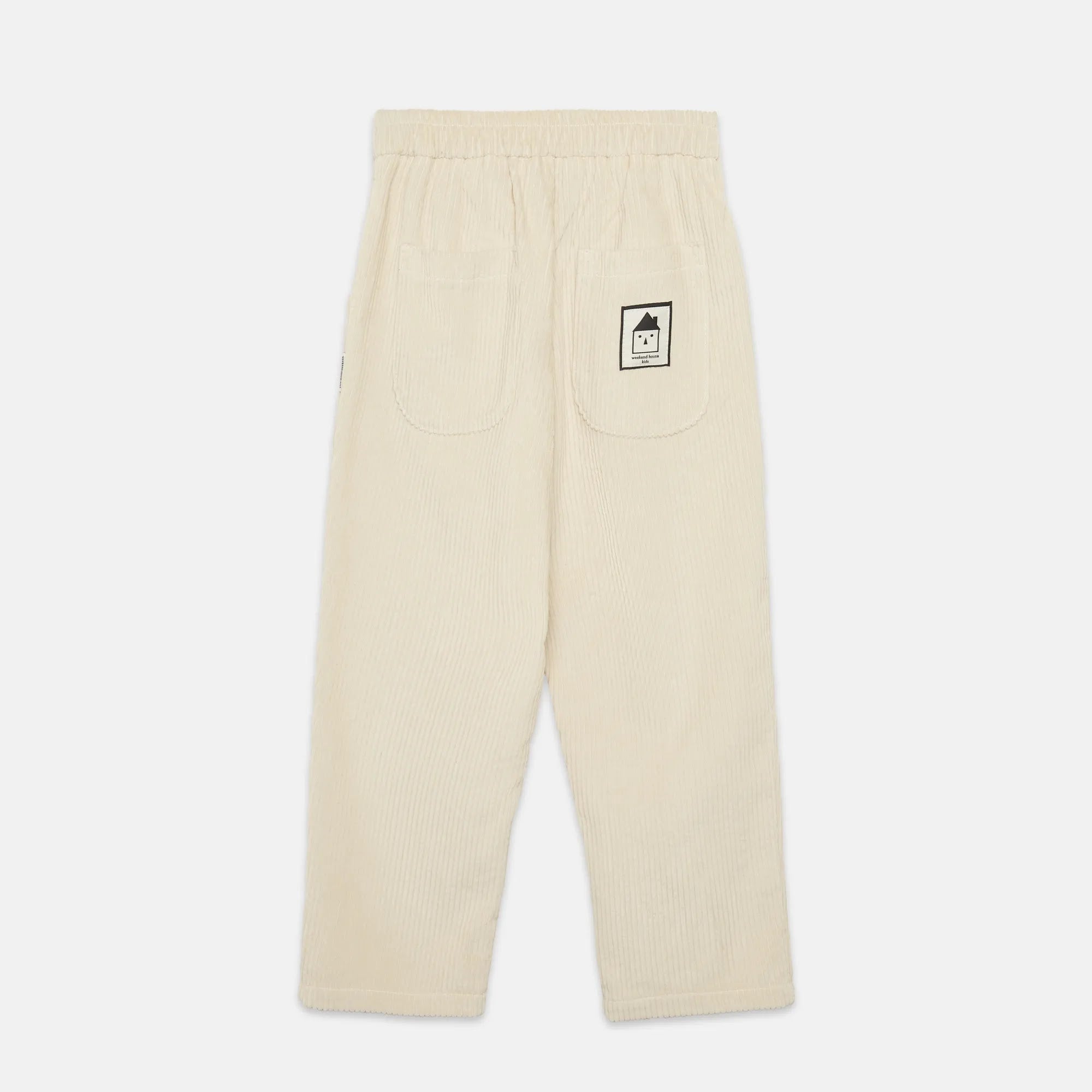 Pantalone carota velluto a coste chiaro