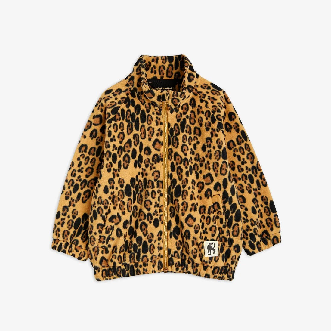 Felpa in pile leopardato