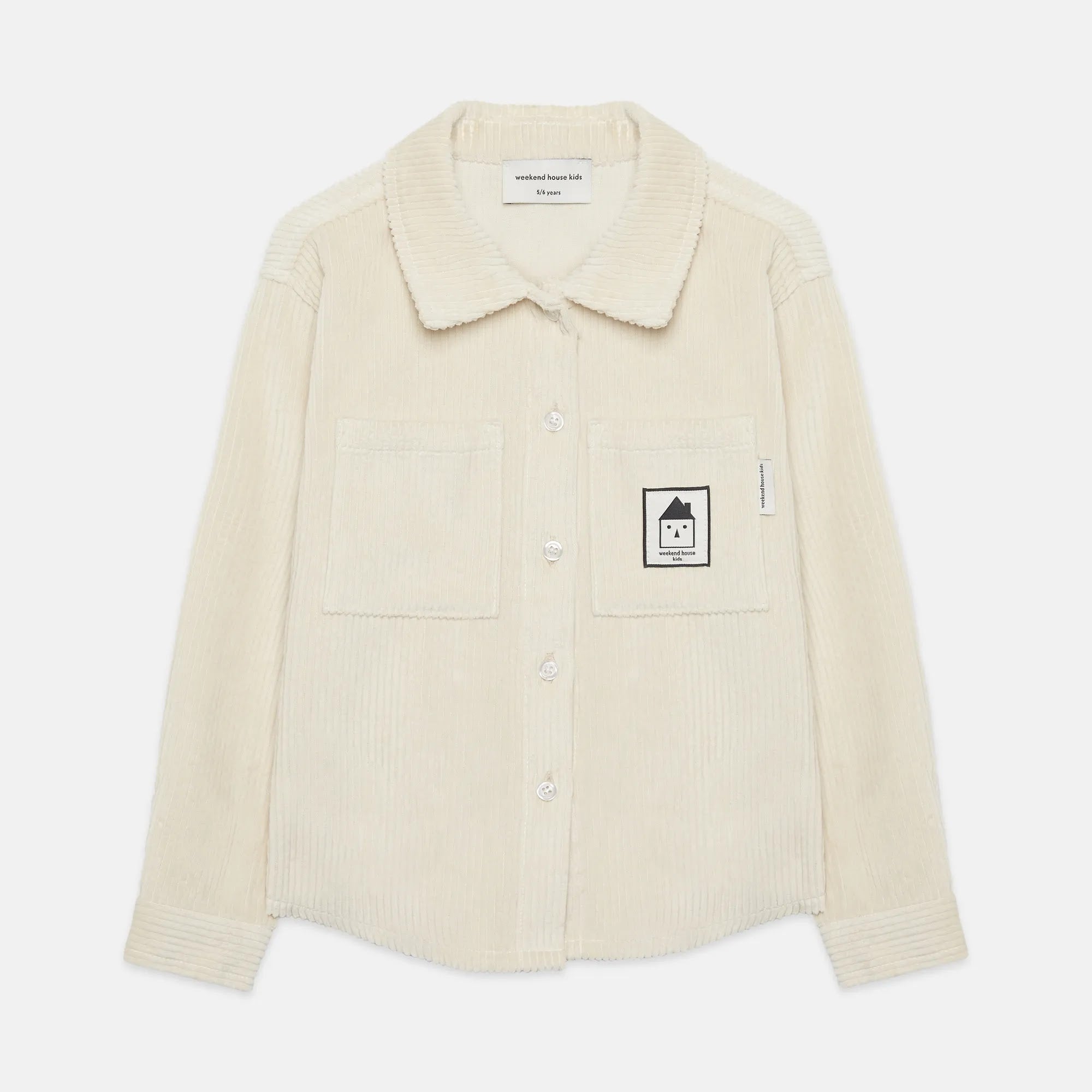Camicia velluto a coste chiara