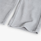Pantaloni velluto a palazzo cenere